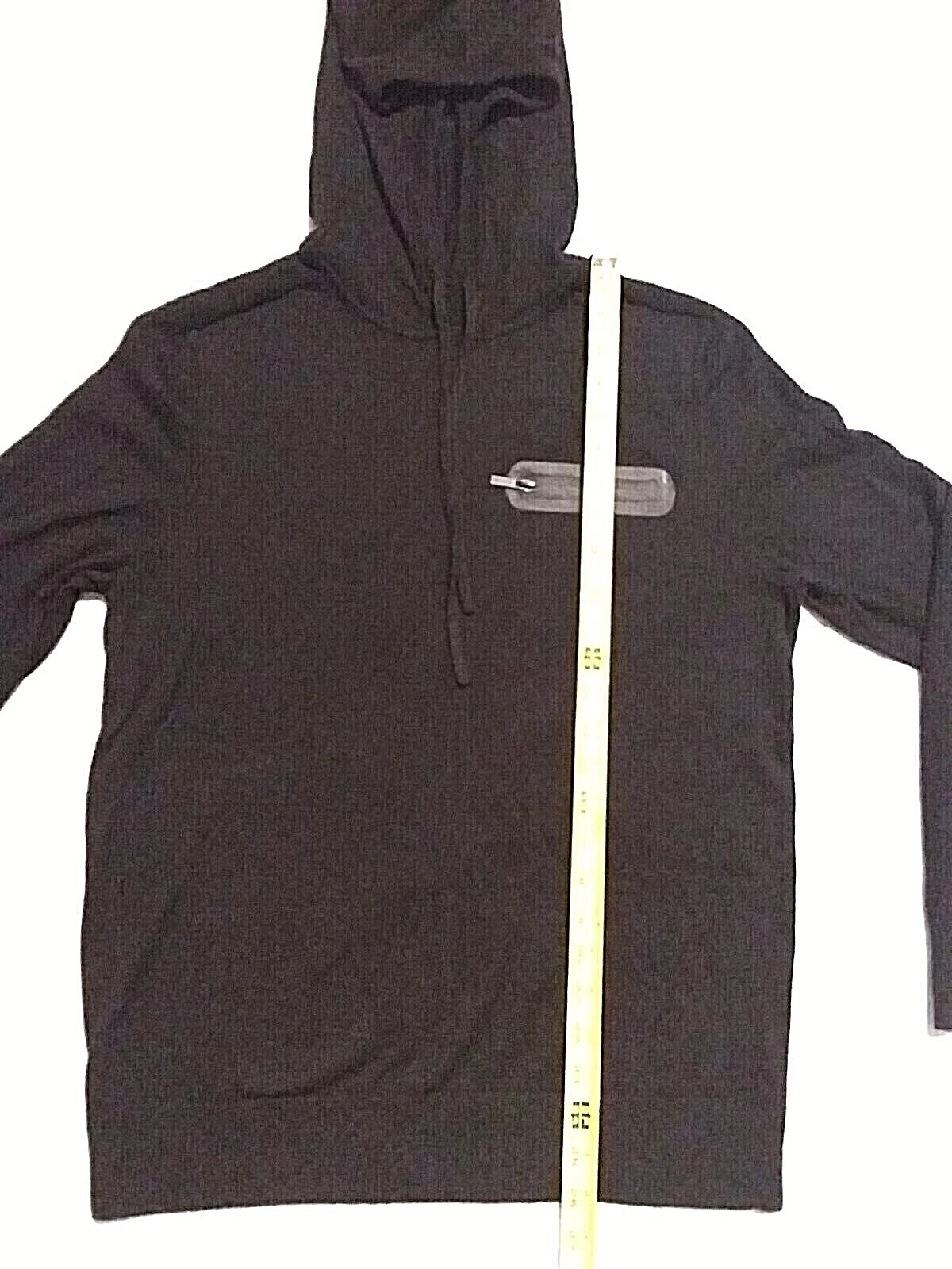 VETEMENTS Felpa nera con cappuccio Express donna taglia media