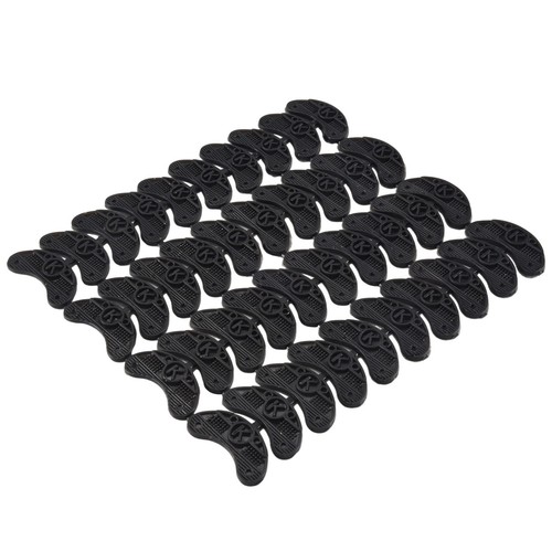 40PCS 20Pair Rubber Heel Savers Toe Plates Taps DIY Shoe Repair