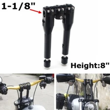 For Harley Dyna Softail Street Bob Upright Style 1-1/8" Handlebar Riser Kit