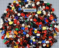 LEGO - Assorted Minifigure Hair Pieces Caps Hat Helmet Male Female Wigs Bulk Lot