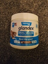 Glandex GSC60-44980 Peanut Butter Soft Chews for Dogs - 60 Count