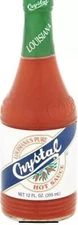 Crystal Louisiana's Pure Hot Sauce 12 oz Kosher Gluten Free Non-GMO