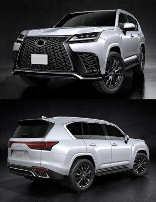 2022-2023 Lexus LX500 LX600 F Sport Look Body Kit Lower Grille