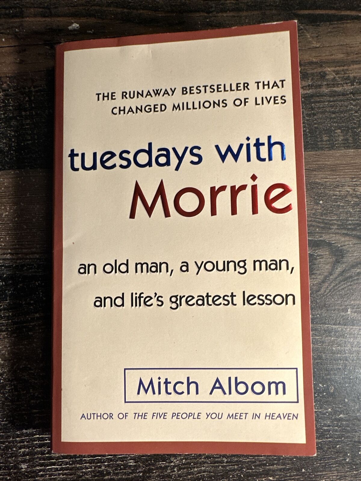 9780307275639, Tuesdays with Morrie : An