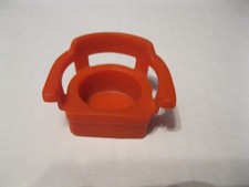 Fisher Price Little People 1972 Play Family 985 994 Red Captain's Chair