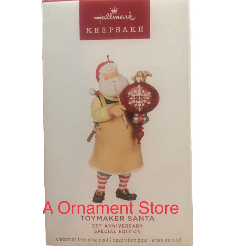 2024 Hallmark LIMITED MRS. CLAUS Porcelain TOYMAKER SANTA Special