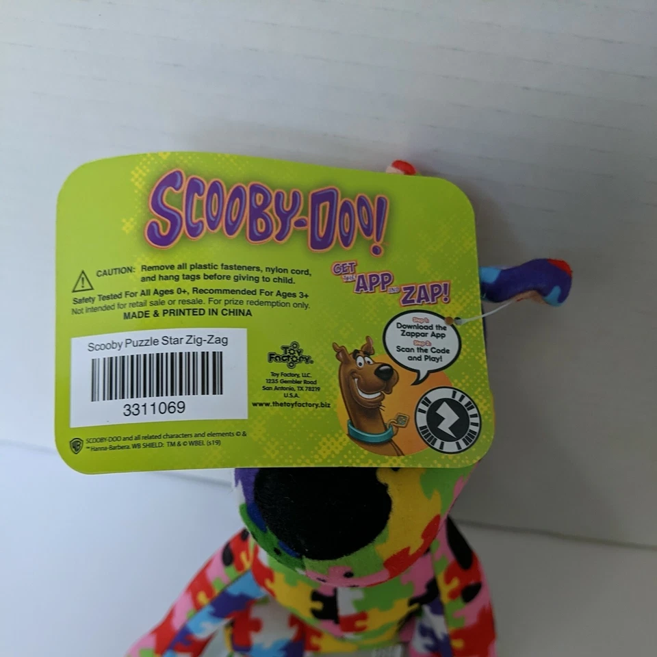 Rompecabezas de peluche Scooby-Doo conciencia del autismo pieza de juguete fábrica Foto 2 de 4