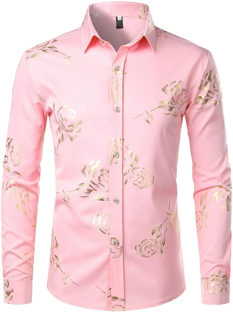 rose gold dress shirt