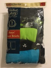 Faded Glory Boys Boxer Briefs Underwear Size L 10-12 Print