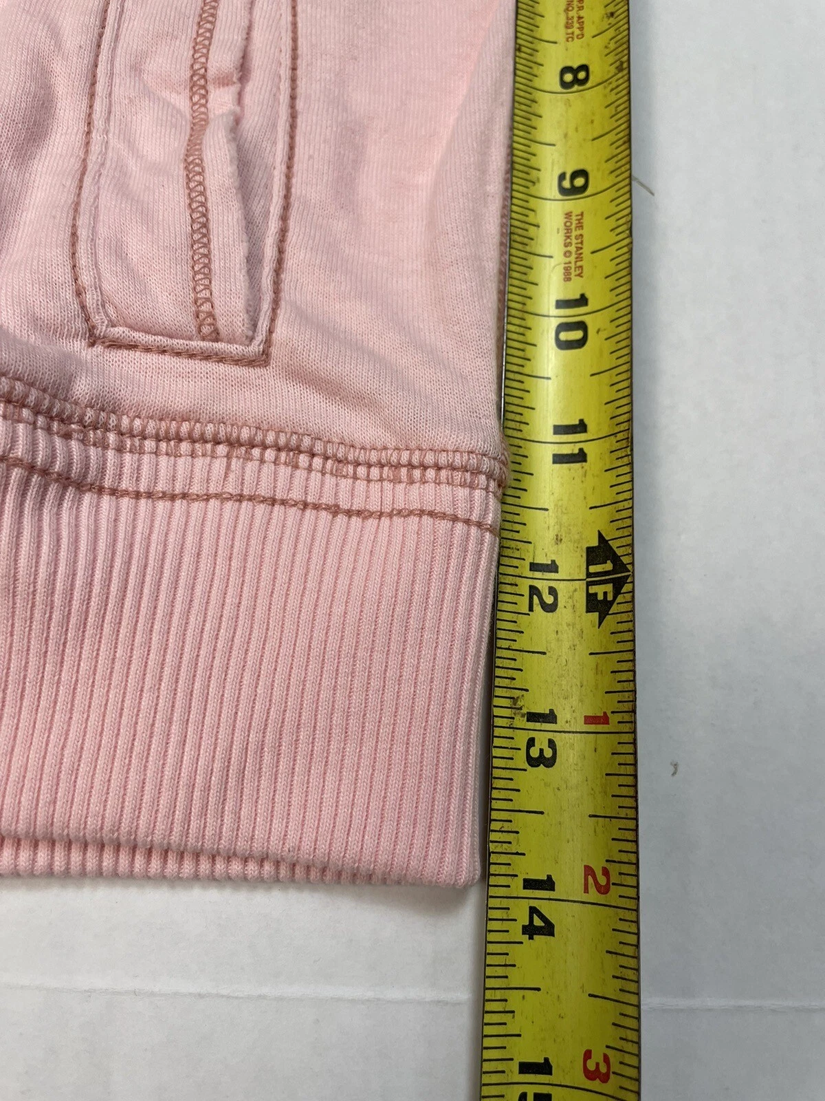 UNDERCOVER Felpa con cappuccio rosa Victoria Secret cerniera intera taglia media