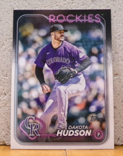 BASEBALL CARD TOPPS UPDATE SERIES 2024 COLORADO ROCKIES DAKOTA HUDSON PITCHER