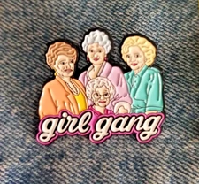 GOLDEN GIRLS -  ENAMEL PIN-SHIP ALL THE PINS YOU BUY FOR $4.99-VISIT OUR STORE