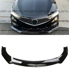 For Acura Integra Universal Front Bumper Lip Spoiler Splitter Glossy Black For Acura Integra Universal Front Bumper Lip Spoiler Splitter Glossy Black