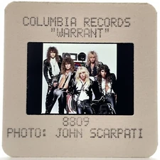 35mm Slide Warrant Rock Band Vintage Music Publicity Promotion #6