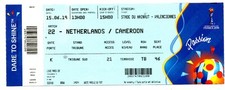 Ticket Women-WC 2019 #22 Netherlands - Cameroons