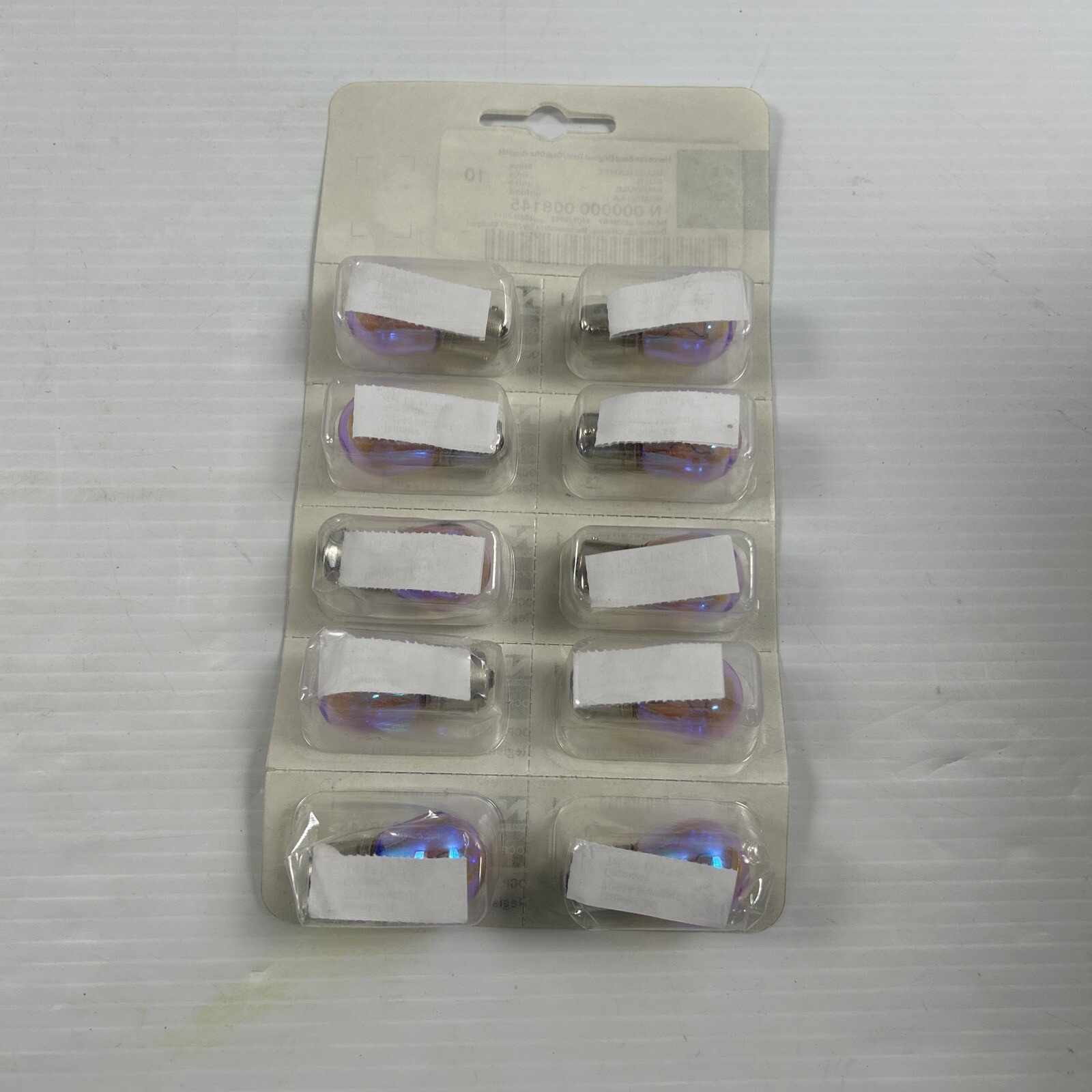 Lot of 10 New Genuine Mercedes-Benz Stop Lamp Bulb 12V 21W OEM N ...