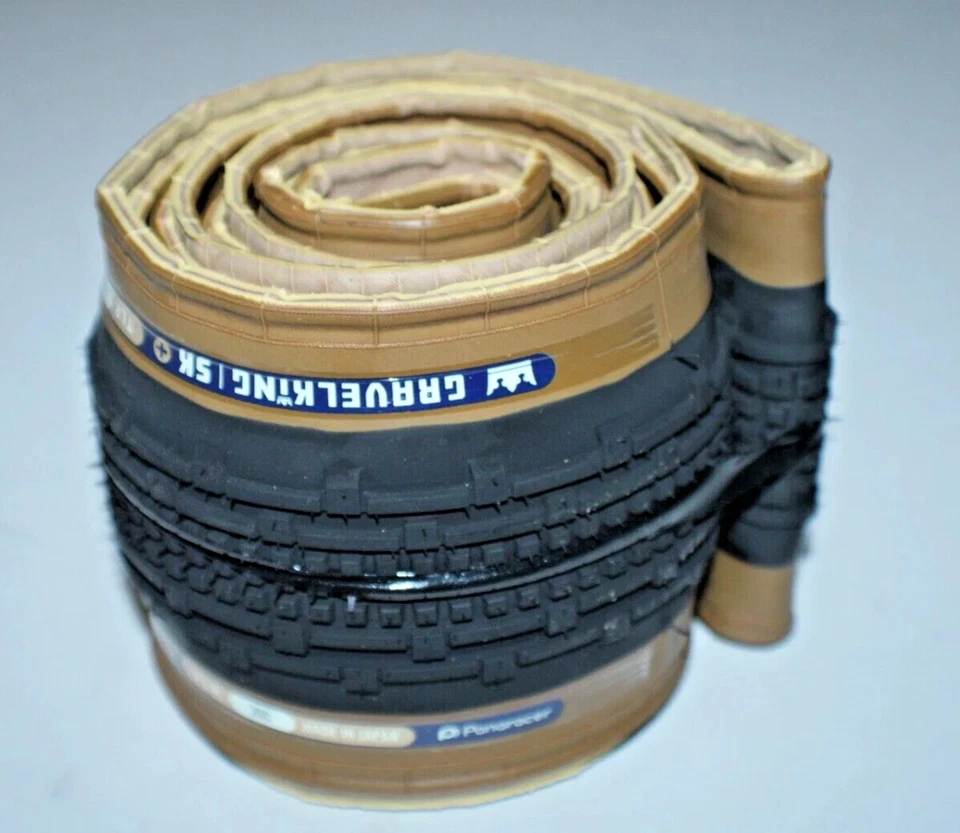 Neumático Panaracer GravelKing SK+ 2024 700x35c bronceado semi perilla TLR envío gratuito a EE. UU. Foto 4 de 4