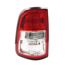 Driver Left Side Tail Light For 2019-2023 Ram 1500 Incandescent w/ Chrome Bezel