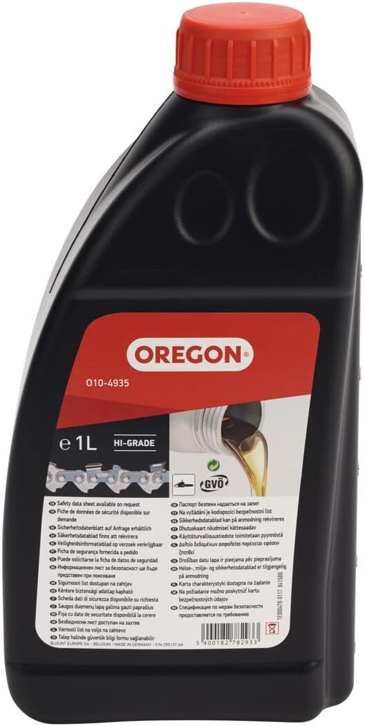 Huile chaîne Oregon O10-4935 1 L liquide anti friction pour guide bloqué