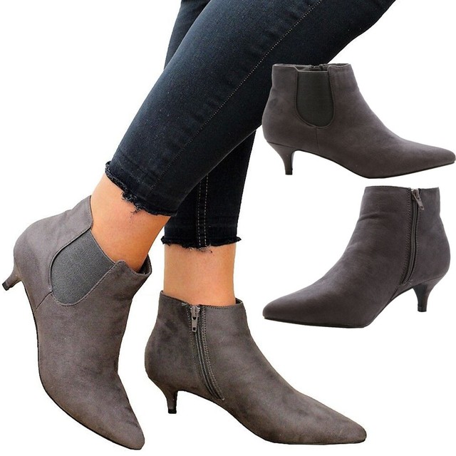 grey ankle boots womens uk