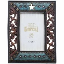 JT International Star and Scroll Cutout Frame