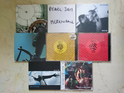 8 PEARL JAM MAXI CD COLLECTION *SEE PHOTO* (S3)