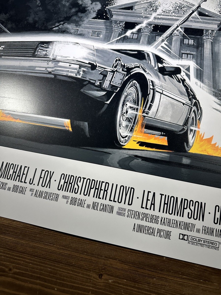 Back To The Future” VERSION C Art Print Movie Poster By Paul Mann