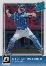 (6) 2016 Optic Chrome KYLE SCHWARBER Rated Rookie Holo Refractor LOT #31 Cubs
