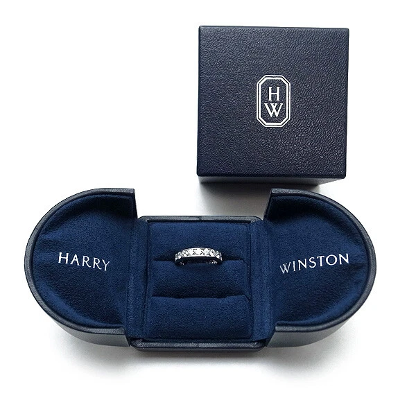HARRY WINSTON Set canali taglio rotondo diamante 4 mm Pt950 P0003092