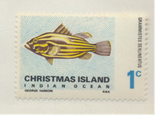 Christmas Island Stamp Scott #22, Mint Hinged