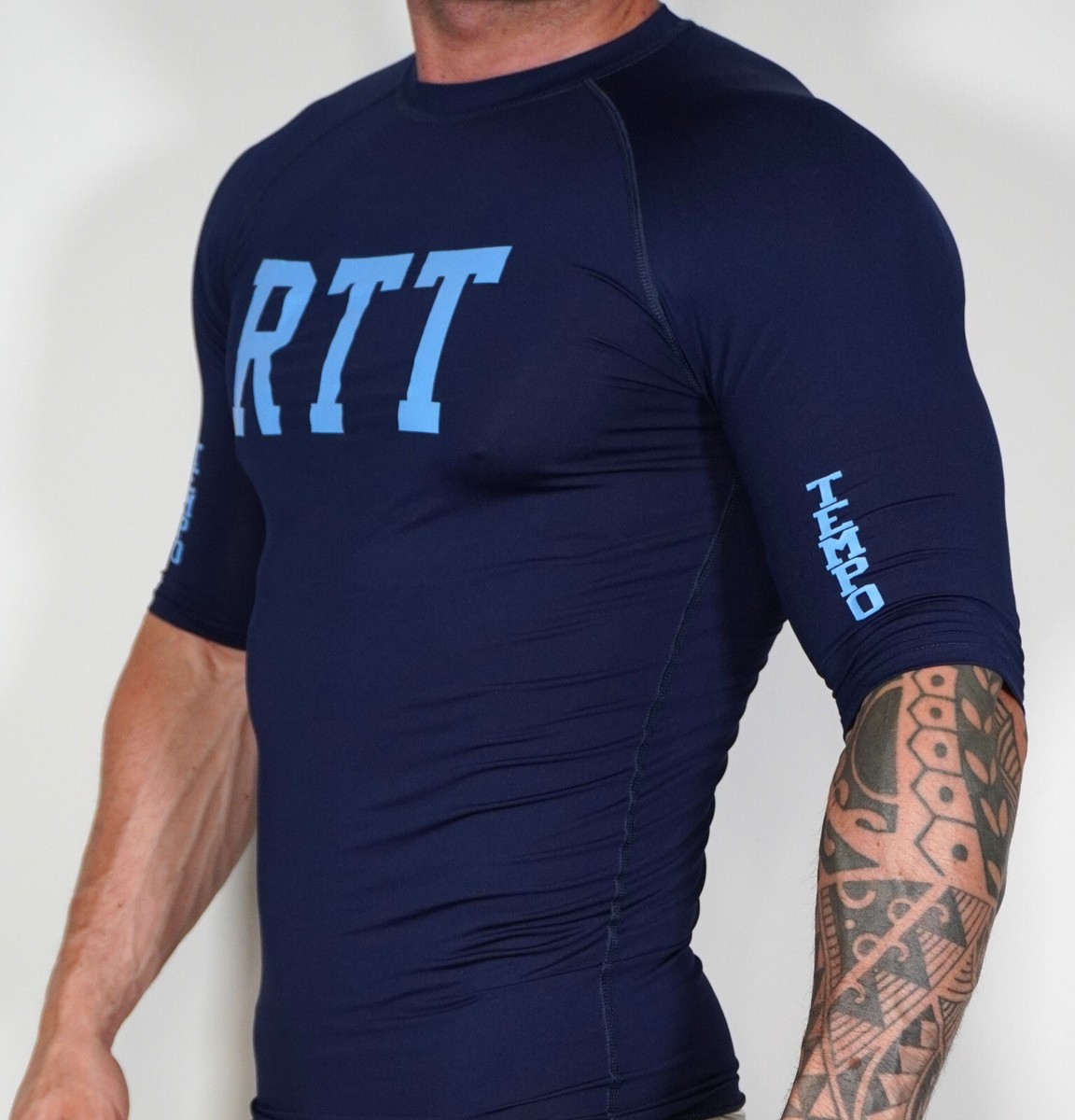 MEN'S BLUE "RTT" SHIRT L View 2