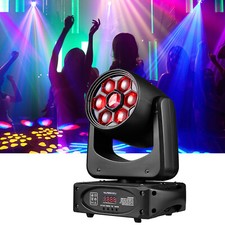 150W 7 LEDs Bee Eye Beam Moving Head Stage Light 4IN1 RGBW Gobo DMX512 DJ Disco