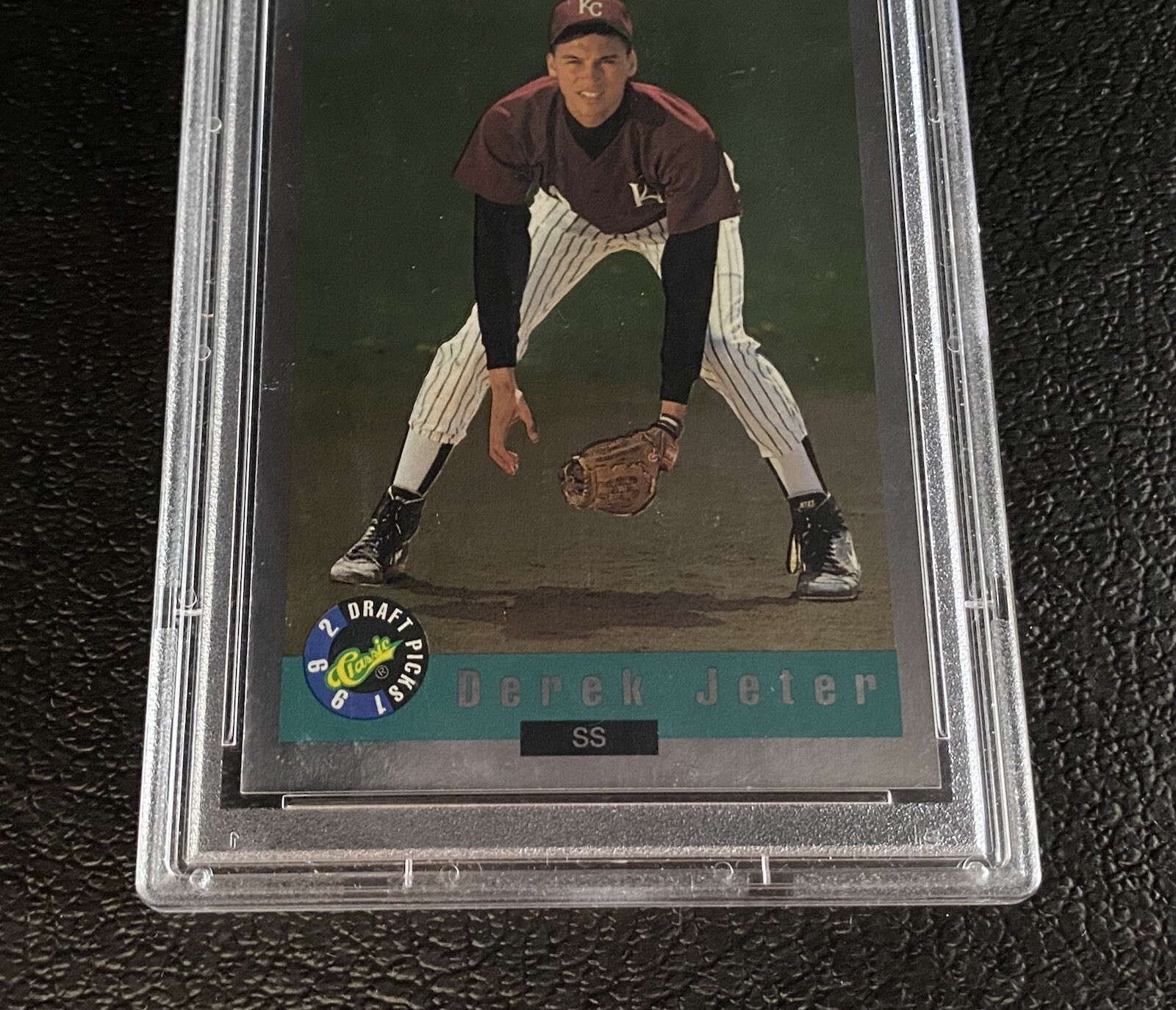 Derek Jeter PSA 9 1992 Classic Draft Picks Foil Bonus BC6 Mint Rookie Card HOF view 2