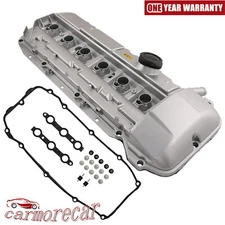 Aluminum Valve Cover with Gasket For BMW M54 E46 325Ci 325i 330i 525i X3 X5