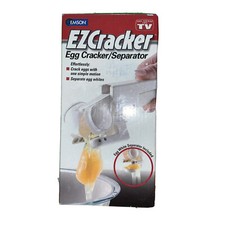 EZCracker Handheld Egg Cracker & Yolk Separat...