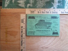 Rules for ten pins Carrom Co Ludington Michigan 1900