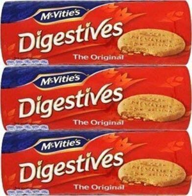 McVitie's Digestive Biscuits - 400g 3er Pack, Original by McVities [Foods]