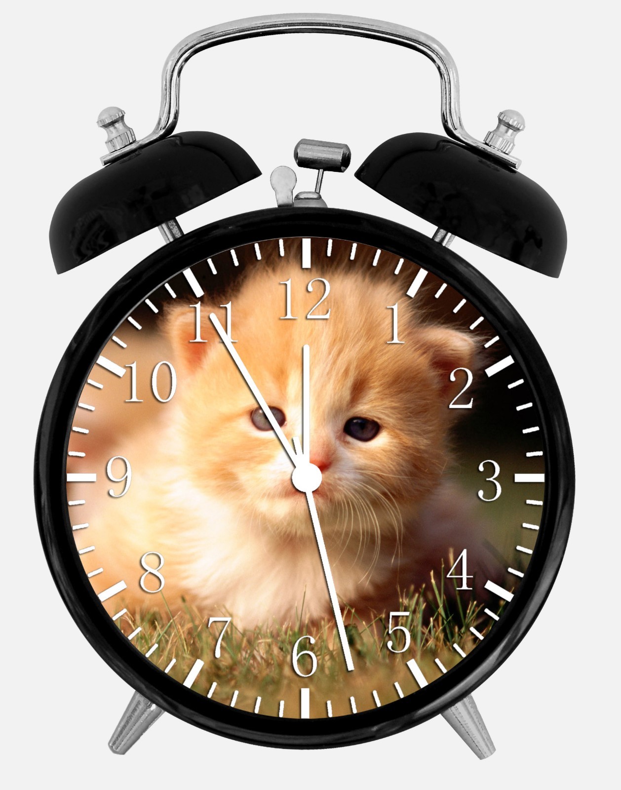 Cute Kitten Cat Alarm Desk Clock 3 . 75 " Home or Office Decor W 91 Nice For Gift photo Cute Kitten Cat Alarm Desk Clock 3 . 75 " Home or Office Decor W 91 Nice For Gift photo