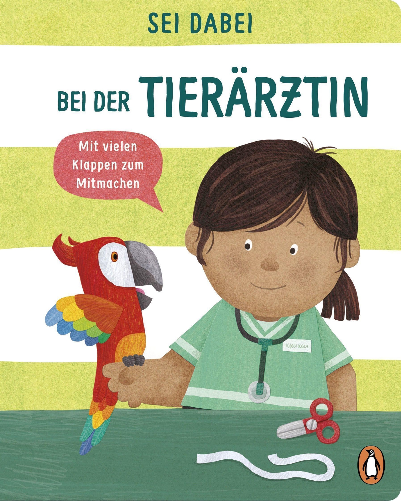 Thumbnail - Sei Dabei - Bei Der Tierärztin | Pappbilderbuch Mit Vielen Klappen Zum