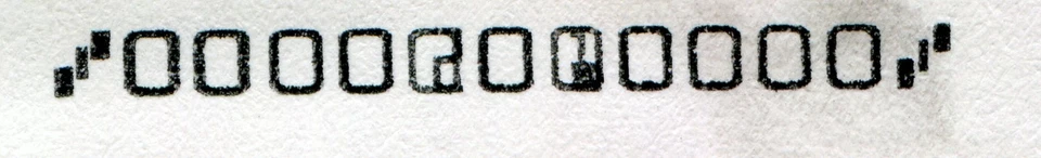 Zimbabwe Dollar Travellers Cheque 20 000 MICR Error P18 Double Stamped  - Image 3 of 4