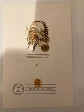 america s indian legacy fdc Fleetwood Card 1978 First Day of Issue