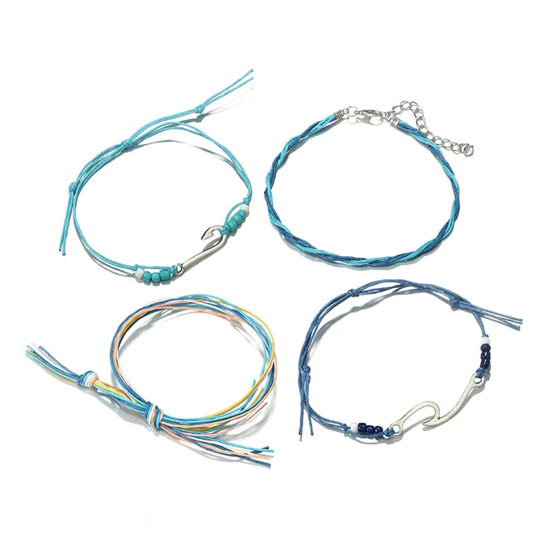 Multi Colored Hook Wrap Bracelet main image 1