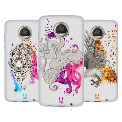 HEAD CASE DESIGNS GEOMETRIC BEASTS SOFT GEL CASE FOR MOTOROLA PHONES