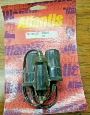 BATTERY DUAL POWER PORT,PORTABLE USE FOR ANY 12 VOLT DEVICE WITH ADAPTER