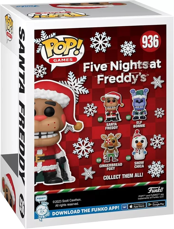 Funko Pop! Vinyl: Five Nights at Freddy's - Santa Freddy #936 | eBay