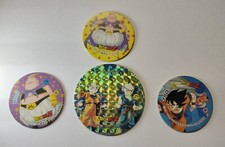Dragon Ball Z Menko 4-piece set 90s Japanese toys