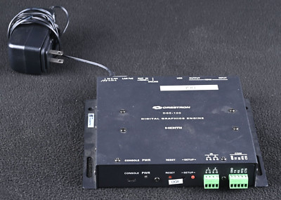 Crestron DGE-100 Digital Graphics Engine Home Automation HDMI with Power Supply