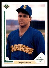 Roger Salkeld 1991 Upper Deck #63 Mariners MLB READ FREE SHIPPING AutographDen