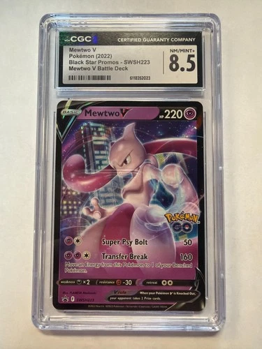 CGC 8.5 Mewtwo V SWSH223 Black Star Promo