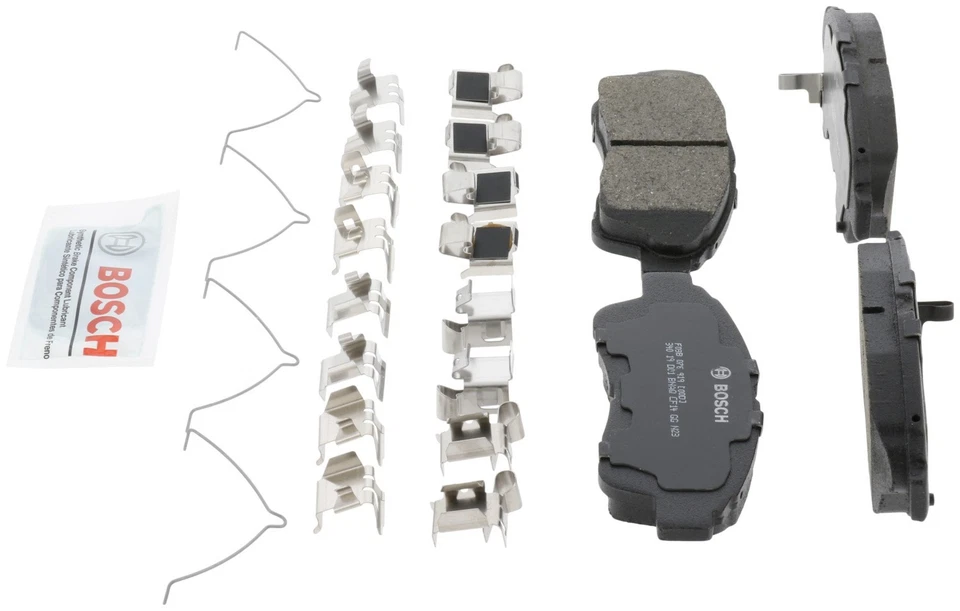 Kit de pastillas de freno y rotor de cerámica Bosch QuietCast para Toyota Camry XLE 1992-1996 Foto 4 de 4